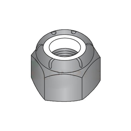 3/8-16 Light Hex Standard/NE Nylon Insert Locknuts/Steel/Black Oxide (Carton: 1,000 pcs)